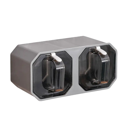 Punch-Free Wall-Mounted Seasoning Jar for Kitchen