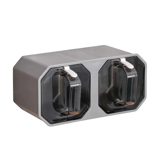 Punch-Free Wall-Mounted Seasoning Jar for Kitchen