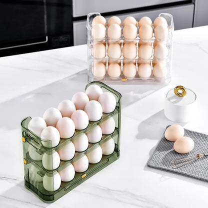 Egg Storage Box for Kitchen and Refrigerator Door