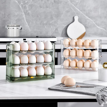 Egg Storage Box for Kitchen and Refrigerator Door