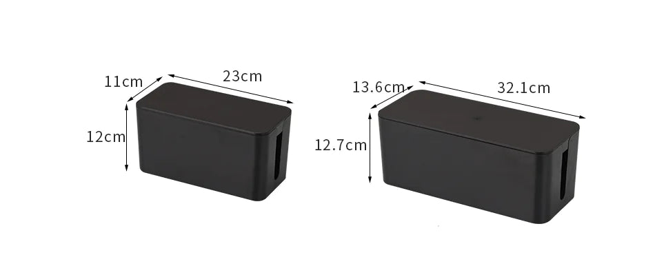 Large Plastic Cable Management Box for Power Strips