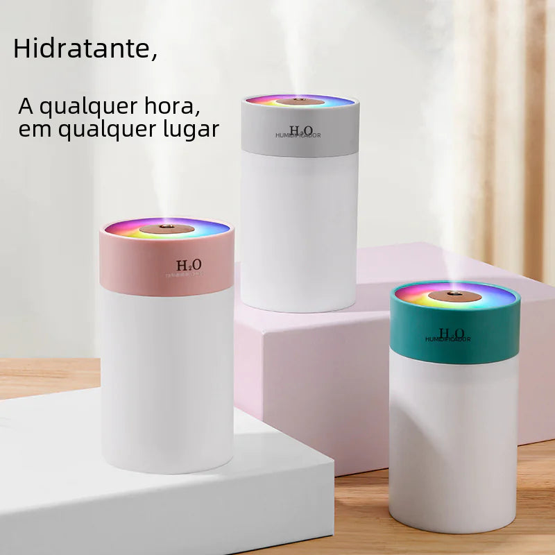 Compact USB Ultrasonic Aroma Humidifier for Home