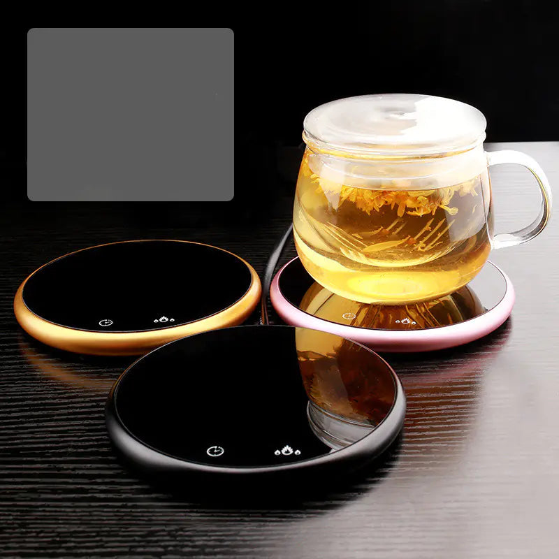 Adjustable Heated Coaster for Home Use - Retro Style