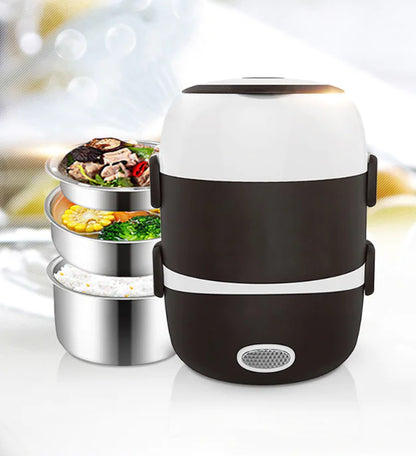 Multi-Function Electric Lunch Box and Mini Rice Cooker