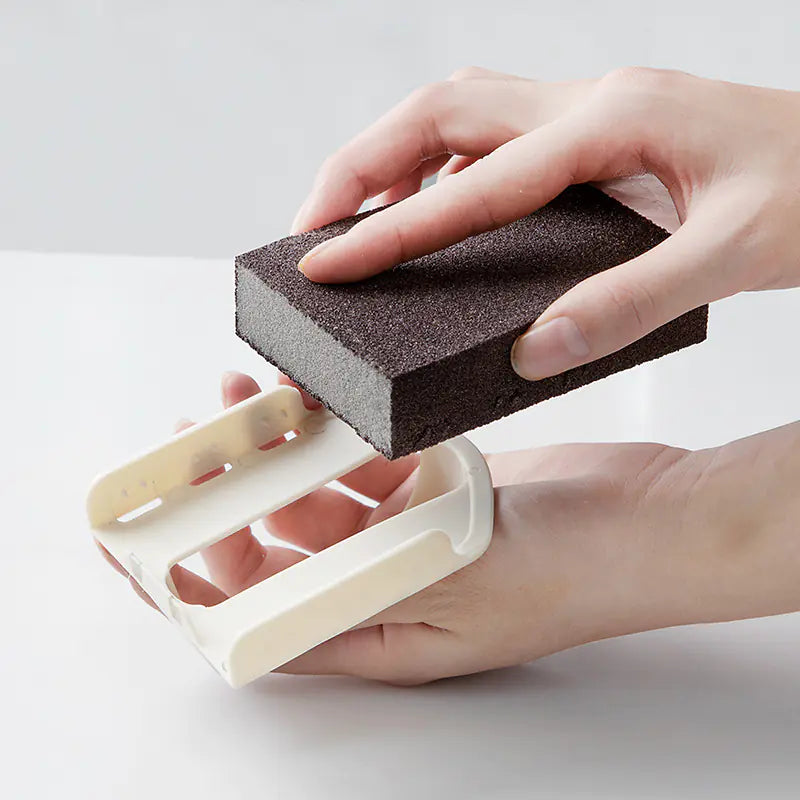 Diamond Sand Sponge for Pot Cleaning and Stain Removal