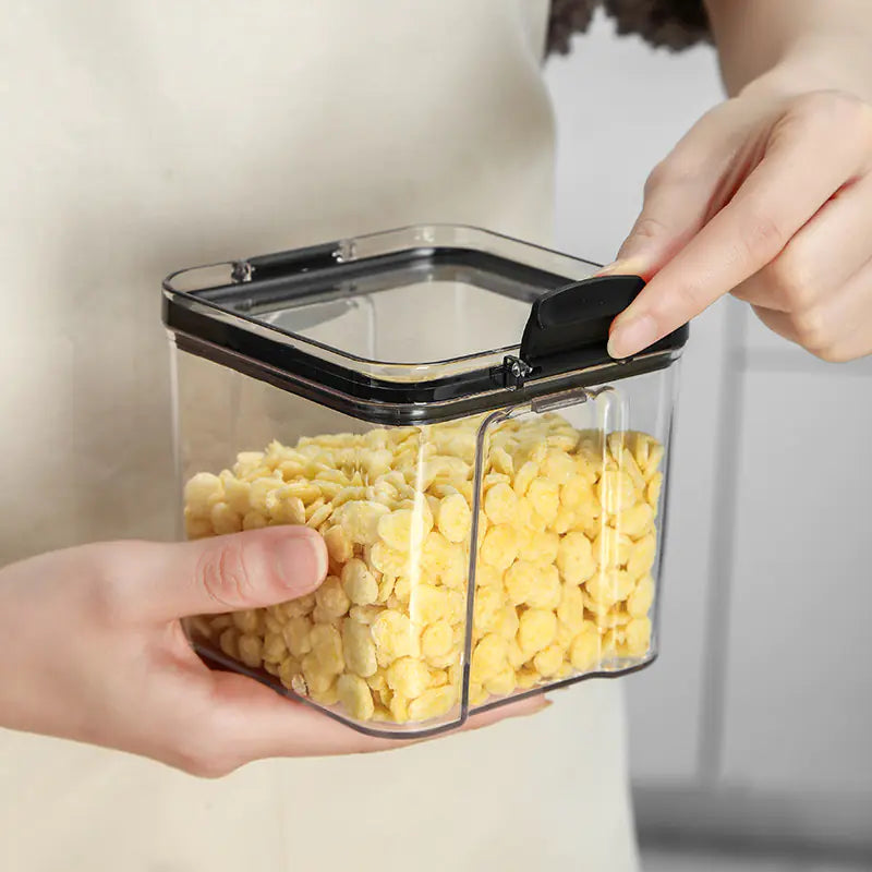 Square Transparent Sealed Fresh-Keeping Box for Snacks