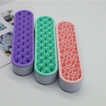 Silicone Brush Holder and Makeup Brush Organizer