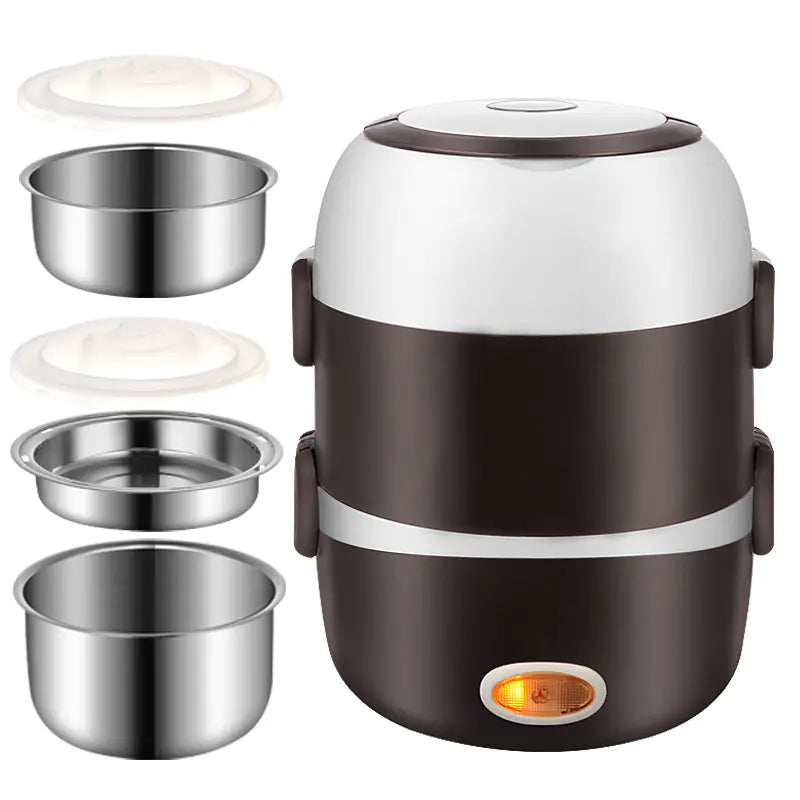 Multi-Function Electric Lunch Box and Mini Rice Cooker