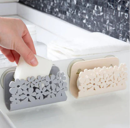Kitchen Sink Side Shelf, Sponge Holder and Drainer Rack