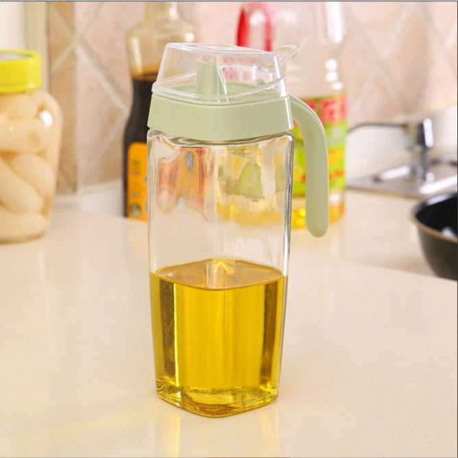 Kitchen Utensils and Glass Spice Bottle Set