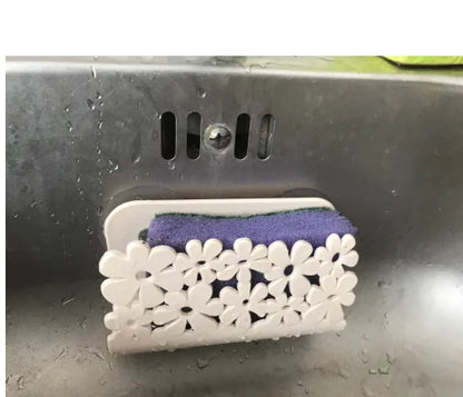 Kitchen Sink Side Shelf, Sponge Holder and Drainer Rack