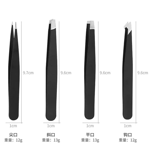 Stainless Steel Precision Tweezers for Beauty Tools