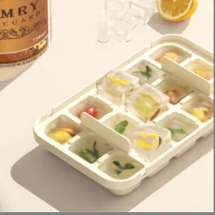 Food-Grade Ice Cube Maker with Press Design for Home