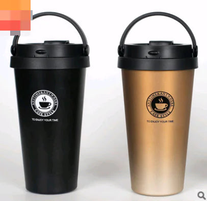 New Double-Layer Coffee Cup with Insulated Steel Liner