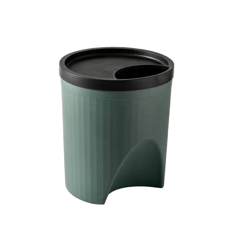 Creative Stacking Plastic Office Trash Bin with Labels