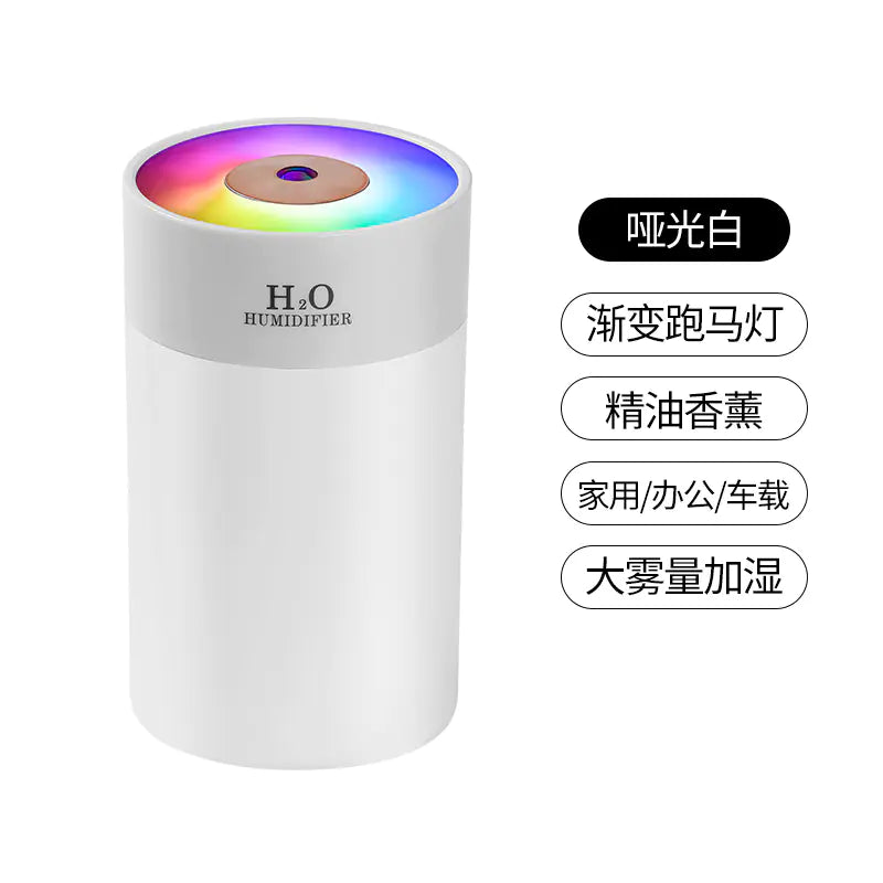 Compact USB Ultrasonic Aroma Humidifier for Home