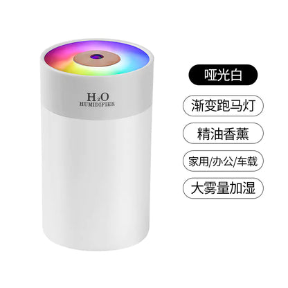 Compact USB Ultrasonic Aroma Humidifier for Home