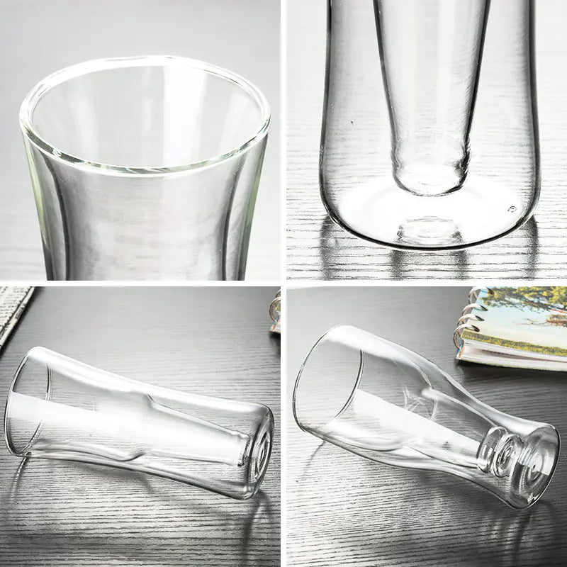 Creative Double Wall Borosilicate Cocktail Glass Set
