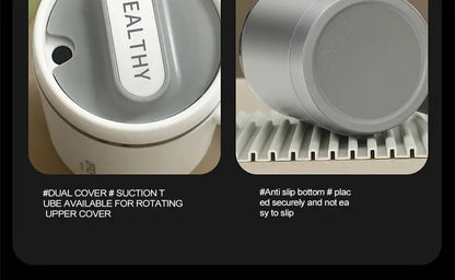 Insulated Coffee Mug with Lid - Portable Practical Gift