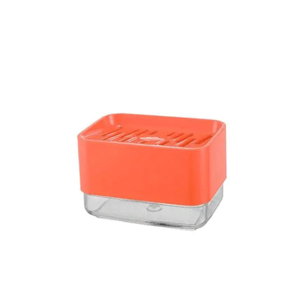 Liquid Feeder and Kitchen Brush Soap Dispenser Box