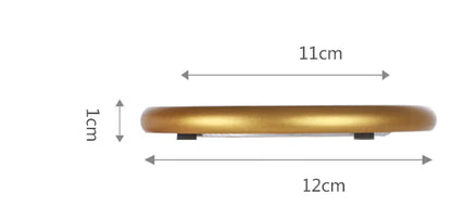 Adjustable Heated Coaster for Home Use - Retro Style