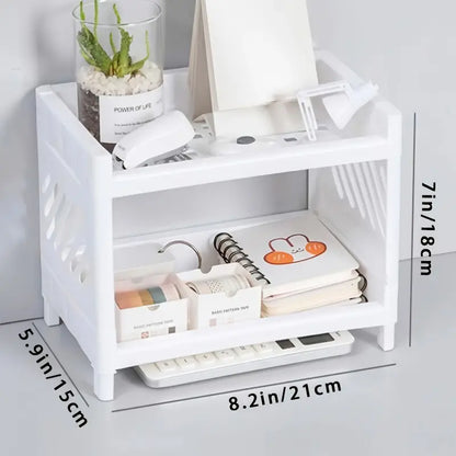 Double-Layer Desktop Rack