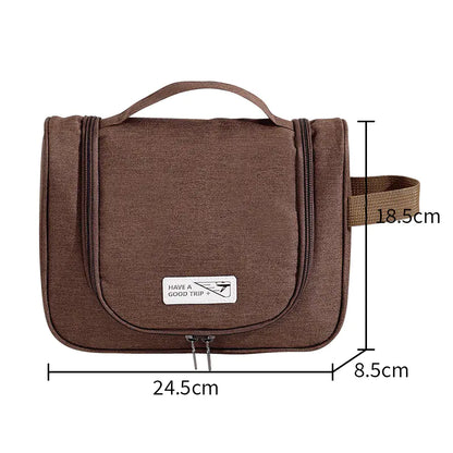 "New Travel Toiletry Bag with Large Capacity & Hook"