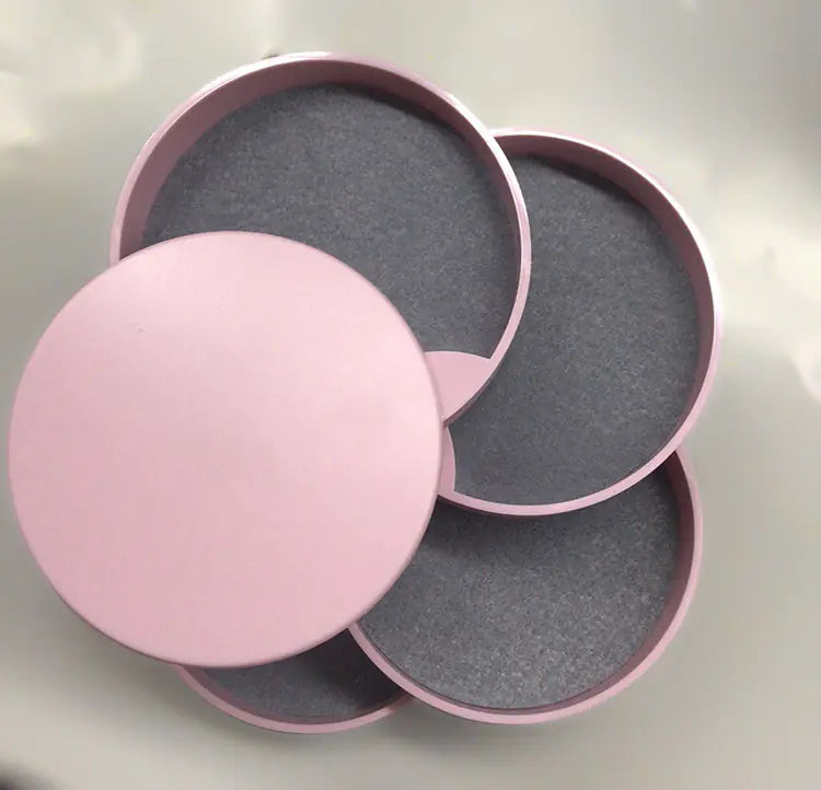 Rotating Jewelry Organizer Box with Velvet Cover