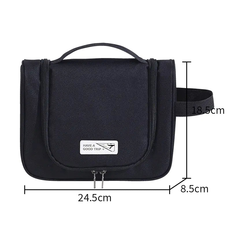 "New Travel Toiletry Bag with Large Capacity & Hook"