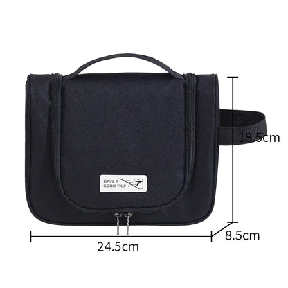 "New Travel Toiletry Bag with Large Capacity & Hook"