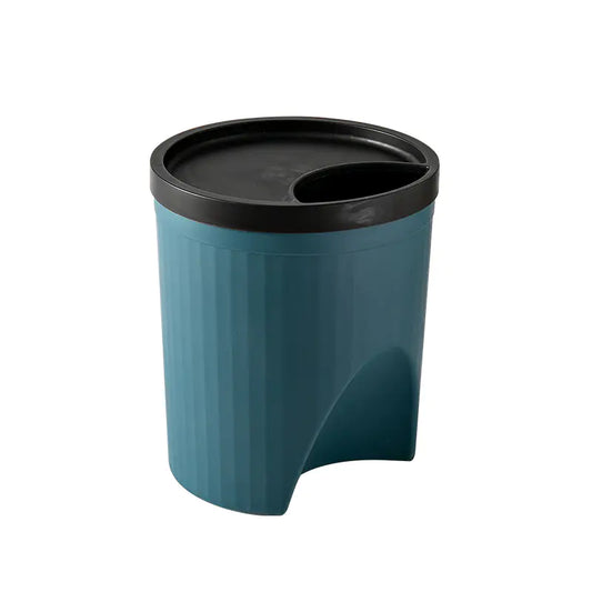 Creative Stacking Plastic Office Trash Bin with Labels