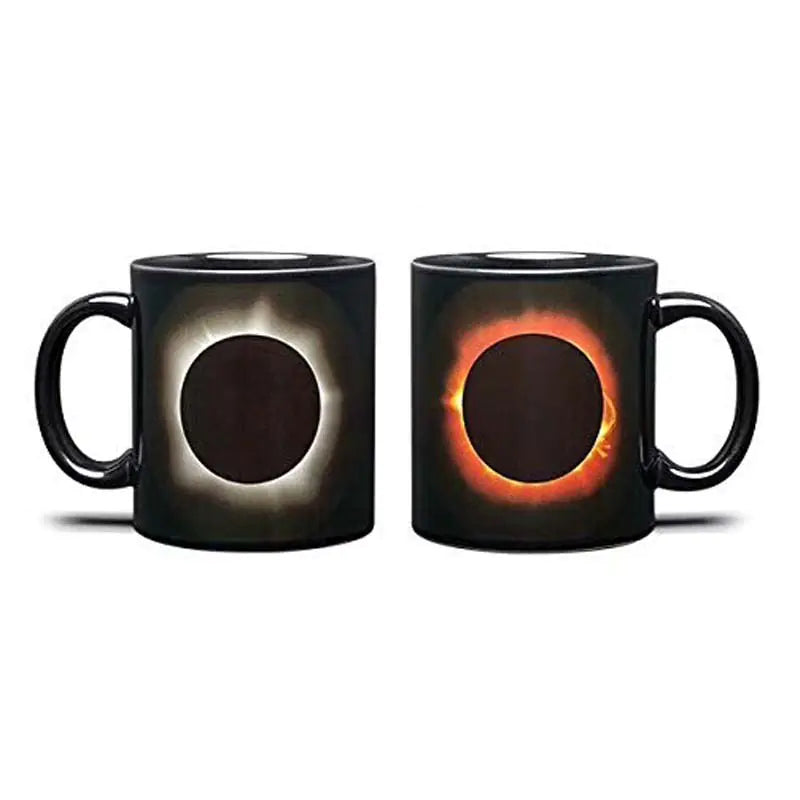 Creative Solar Eclipse Color-Changing Ceramic Mug