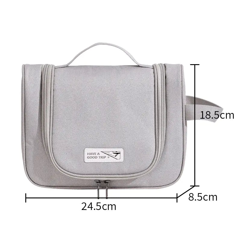 "New Travel Toiletry Bag with Large Capacity & Hook"